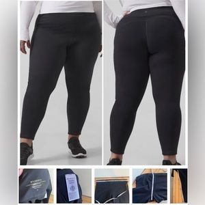 Athleta Polartec Altitude tight 2x in black. Super warm and comfortable!